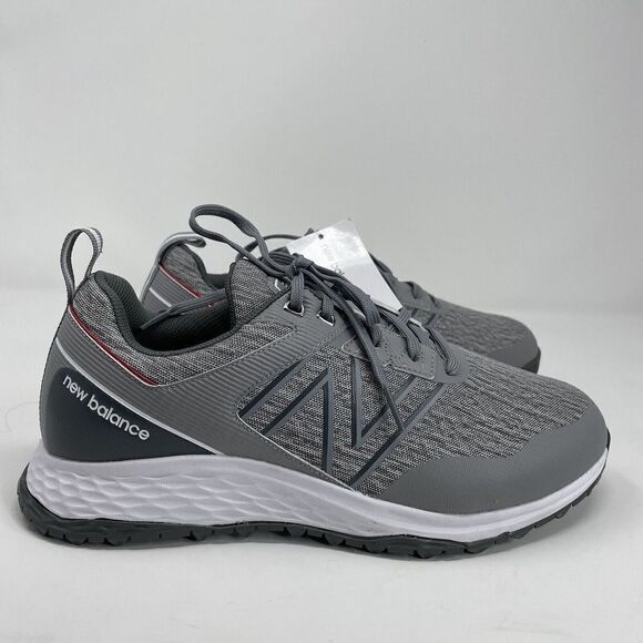NEW BALANCE Golf Mens Fresh Foam Contend Shoes NBG4006GRC Gray Sneakers NEW Sz 9 - Picture 1 of 10